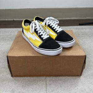 Vintage Y2K Revenge Storm Shoes Mens 10 Yellow Black Australia Exclusive Low Top
